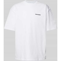 Pegador Oversized T-Shirt mit Logo in Weiss, Größe L von Pegador