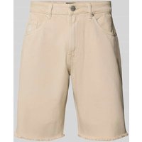 Pegador Regular Fit Jeansshorts im 5-Pocket-Design Modell 'Legra' in Beige, Größe 29 von Pegador