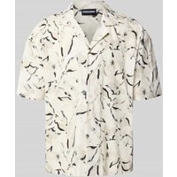 Pegador Relaxed Fit Freizeithemd mit Label-Stitching Modell 'Novo' in Ecru, Größe XL von Pegador