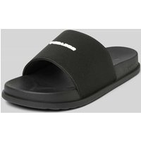 Pegador Sandalette mit Label-Detail Modell 'SUNA SLIDE' in Black, Größe 43 von Pegador