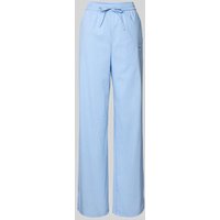 Pegador Stoffhose mit Logo-Stitching Modell 'EVA' in Hellblau, Größe M Pegador Stoffhose mit Logo-Stitching Modell 'EVA' in Hellblau, Größe M von Pegador