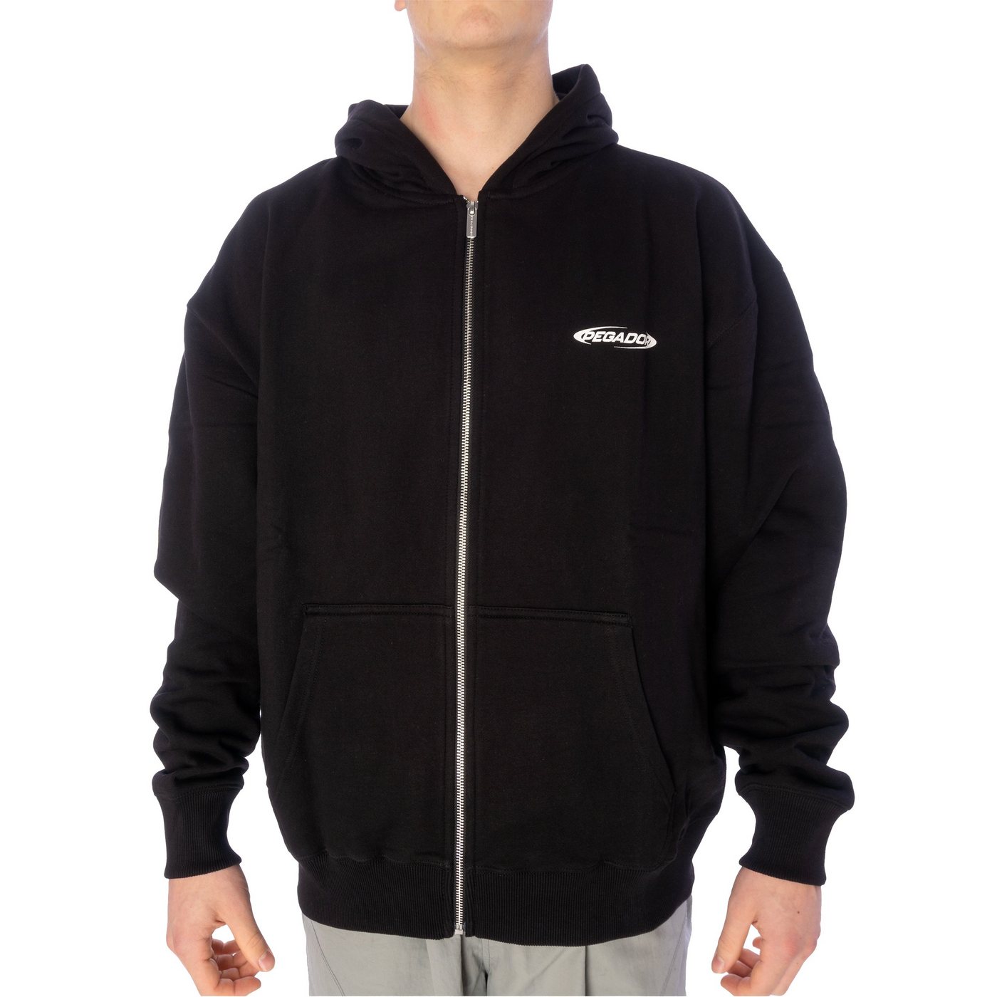 Pegador Sweatjacke Pegador Crail Oversized Sweatjacke Herren schwarz (1-tlg) von Pegador