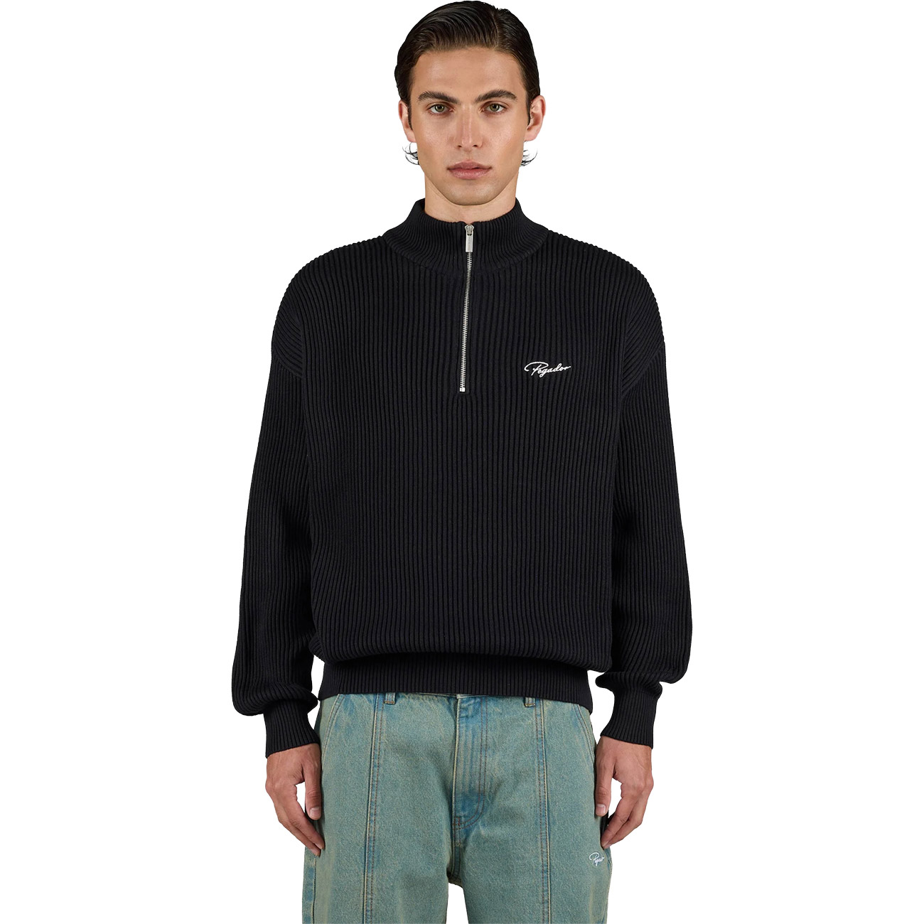 Pegador Sweatshirt Signar Oversized Halfzip Knit Sweat von Pegador