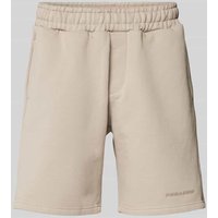 Pegador Sweatshorts mit Label-Detail in Beige, Größe XS Pegador Sweatshorts mit Label-Detail in Beige, Größe XS von Pegador