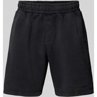 Pegador Sweatshorts mit Label-Stitching in Black, Größe M Pegador Sweatshorts mit Label-Stitching in Black, Größe M von Pegador