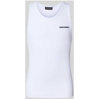 Pegador Tanktop mit Logo-Stitching und Rundhalsausschnitt in Weiss, Größe XS von Pegador