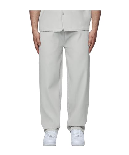 Pegador Troy Plissee Hose Pants Pearl Grey, XXL von Pegador