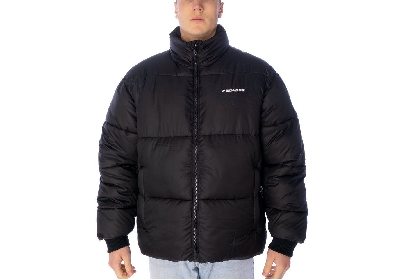 Pegador Winterjacke Pegador Picard Puffer Jacke Herren Steppjacke Winterjacke schwarz (1-St) von Pegador