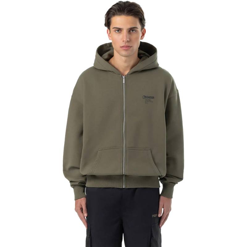 Pegador Zip Hoodie Mahan Oversized Sweat Jacket von Pegador