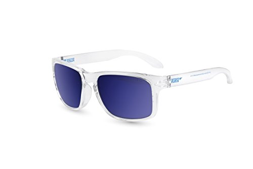 Pegaso Unisex-Erwachsene 145.03-Sonnenbrillen Sun Modell Rocky Transp. Blue Mirror Solar PC Objektiv, Blanco/Espejo Azul Revo von Pegaso