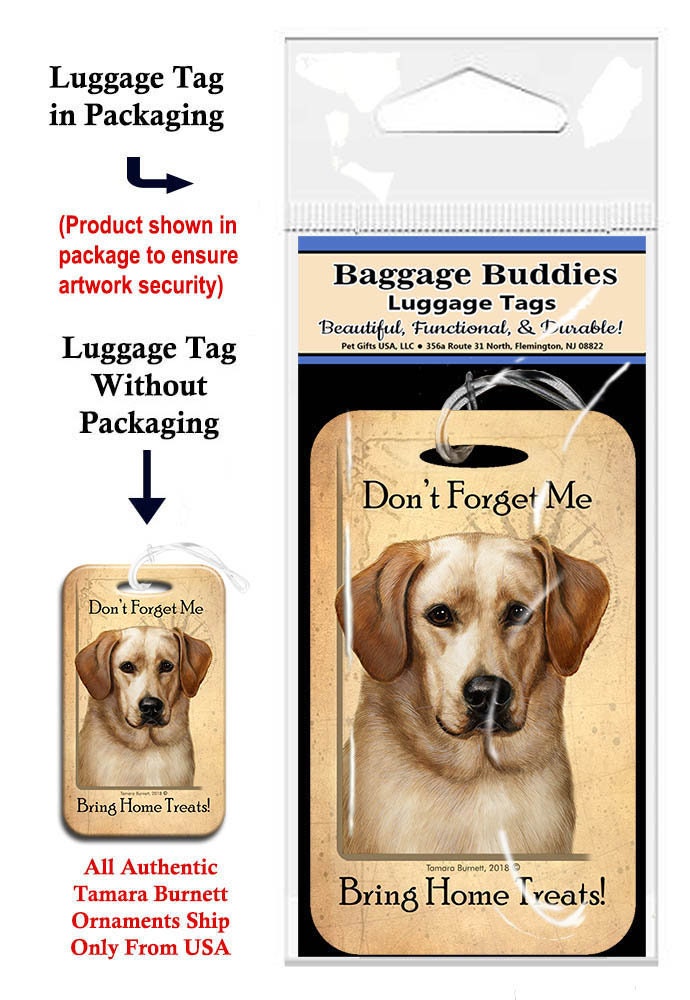 Baggage Buddies Gepäckanhänger Gelber Labrador Baggage Buddies Gepäckanhänger Gelber Labrador von PegasusPetsCo