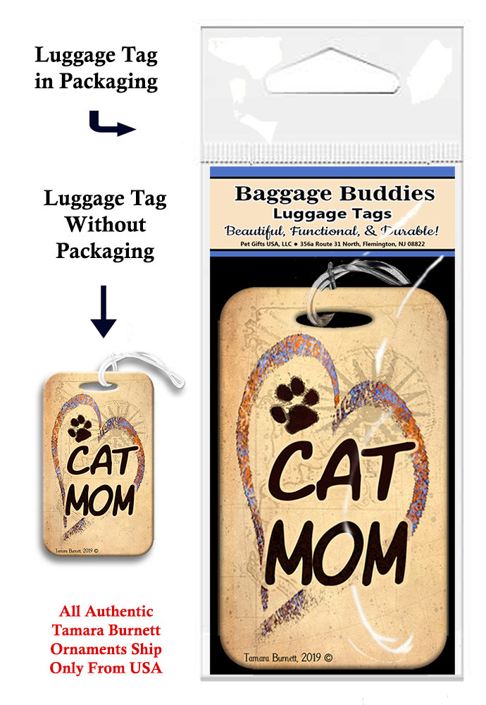 Baggage Buddies Gepäckanhänger Katze Mama Baggage Buddies Gepäckanhänger Katze Mama von PegasusPetsCo