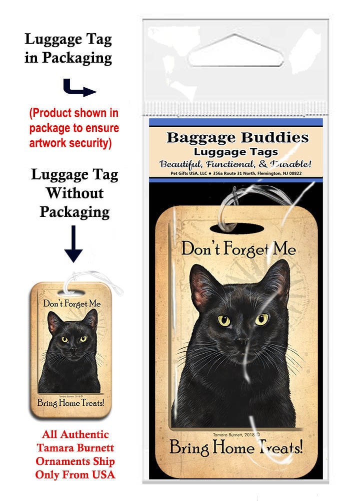 Baggage Buddies Gepäckanhänger Schwarze Katze Baggage Buddies Gepäckanhänger Schwarze Katze von PegasusPetsCo