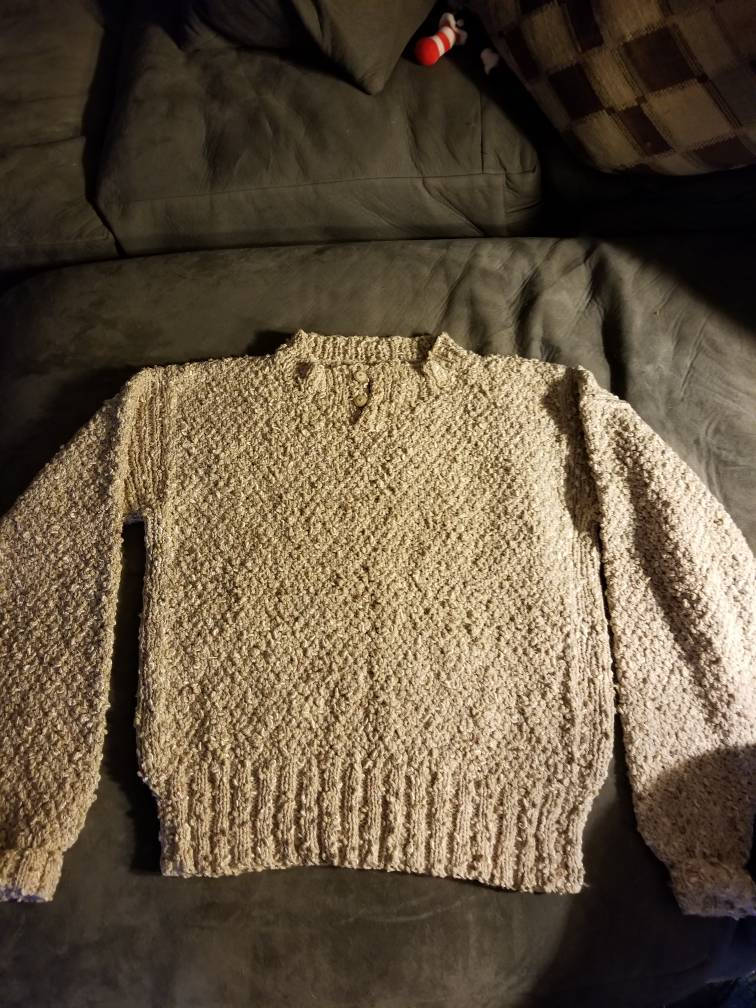 2-Knopf-Unisex Pullover-Seide-Mischung von PeggeDesigns