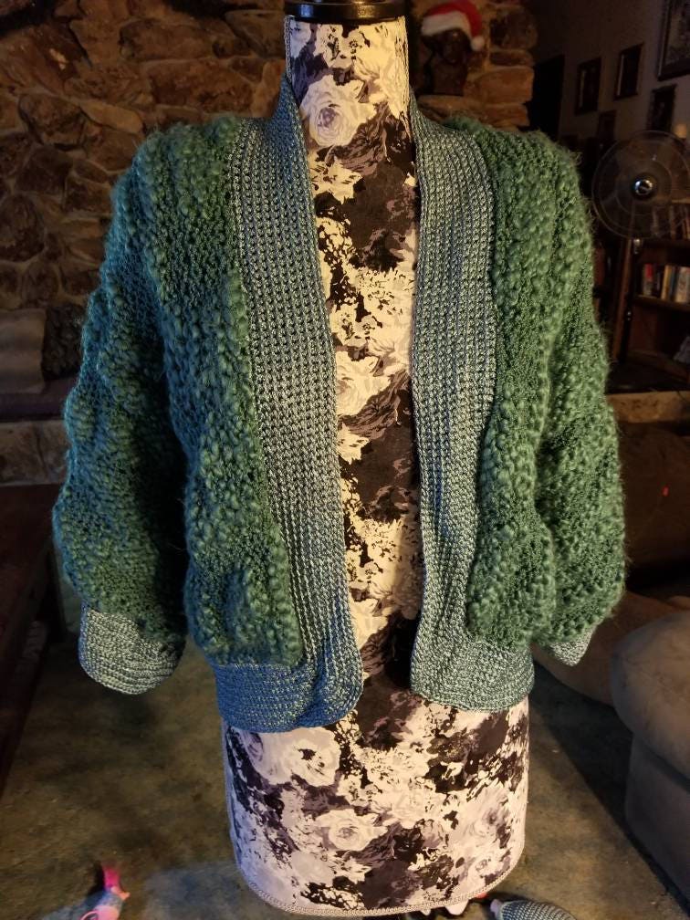 Im Himmel Grün Kimono Jacke von PeggeDesigns