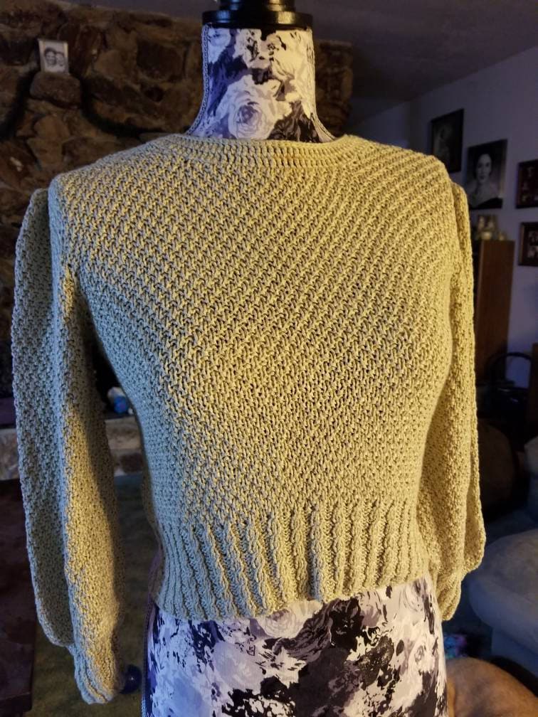 Moosgrün-Leinen-Mischung von PeggeDesigns