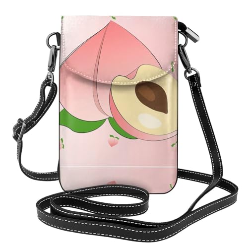 Kleine Handy-Geldbörse mit Cartoon-Motiv, Blumendruck, Mini-Geldbörse aus PU-Leder mit Schultergurt, sicherer Magnetverschluss. Kleine Handy-Geldbörse mit Cartoon-Motiv, Blumendruck, Mini-Geldbörse aus PU-Leder mit Schultergurt, sicherer Magnetverschluss. von Pegqcvam