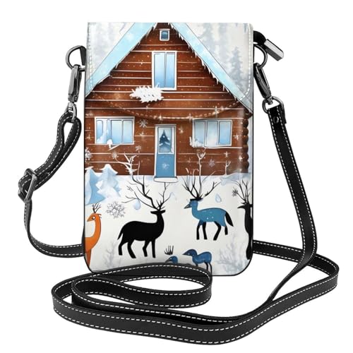 Pegqcvam Kleine Handy-Geldbörse mit Blumenmuster, PU-Leder, Mini-Geldbörse mit Schultergurt, sicherer Magnetverschluss. Pegqcvam Kleine Handy-Geldbörse mit Blumenmuster, PU-Leder, Mini-Geldbörse mit Schultergurt, sicherer Magnetverschluss. von Pegqcvam