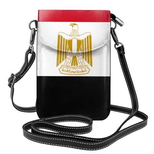 Pegqcvam Kleine Handy-Geldbörse mit ägyptischer Flagge, Blumendruck, Mini-Geldbörse aus PU-Leder mit Schultergurt, sicherer Magnetverschluss. Pegqcvam Kleine Handy-Geldbörse mit ägyptischer Flagge, Blumendruck, Mini-Geldbörse aus PU-Leder mit Schultergurt, sicherer Magnetverschluss. von Pegqcvam
