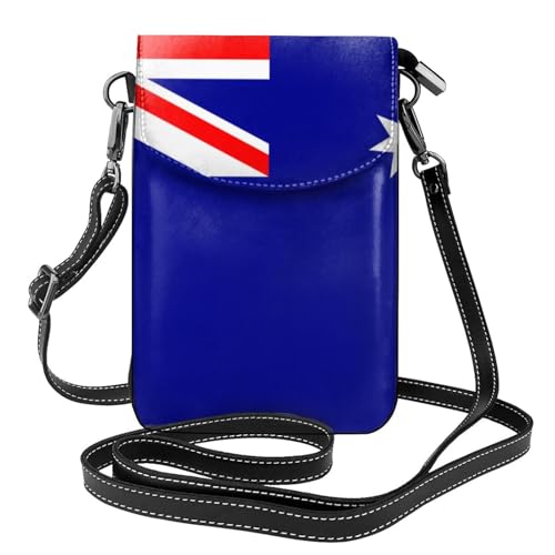 Pegqcvam Kleine Handy-Geldbörse mit australischer Flagge, Blumendruck, Mini-Geldbörse aus PU-Leder mit Schultergurt, sicherer Magnetverschluss. Pegqcvam Kleine Handy-Geldbörse mit australischer Flagge, Blumendruck, Mini-Geldbörse aus PU-Leder mit Schultergurt, sicherer Magnetverschluss. von Pegqcvam