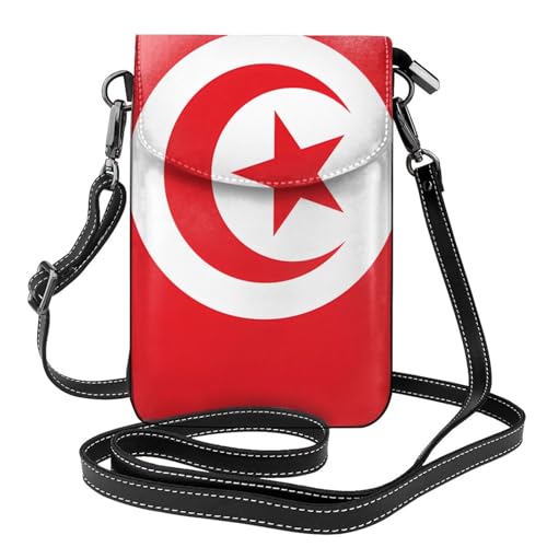 Pegqcvam Kleine Handygeldbörse mit tunesischer Flagge, Blumendruck, Mini-Geldbörse aus PU-Leder mit Schultergurt, sicherer Magnetverschluss. Pegqcvam Kleine Handygeldbörse mit tunesischer Flagge, Blumendruck, Mini-Geldbörse aus PU-Leder mit Schultergurt, sicherer Magnetverschluss. von Pegqcvam