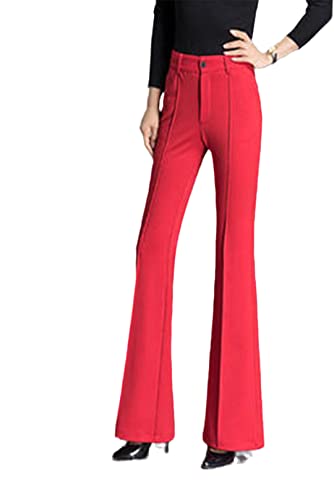 Lange Hose Mit Weitem Bein Frauen Solide Lose Hohe Taille Maxi Hose Feminine Frühling Herbst Schlaghose Hose Red 32 Lange Hose Mit Weitem Bein Frauen Solide Lose Hohe Taille Maxi Hose Feminine Frühling Herbst Schlaghose Hose Red 32 von Pegsmio