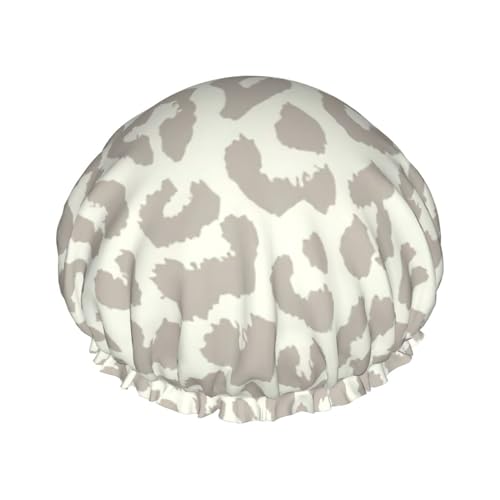 Brown Pattern Leopard Print Soft Shower Cap for Women, Reusable Environmental Protection Hair Bath Caps Brown Pattern Leopard Print Soft Shower Cap for Women, Reusable Environmental Protection Hair Bath Caps von Peiyeety