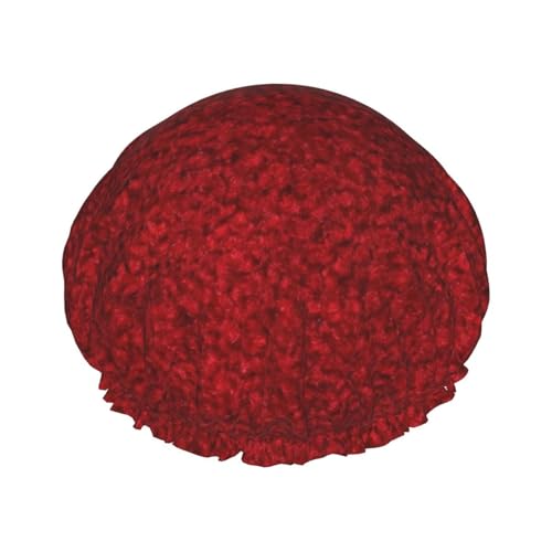 Rose Represents Love Women Luxury Shower Cap, Double ProtectionElastic, Reusable Adjustable Shower Bonnet von Peiyeety