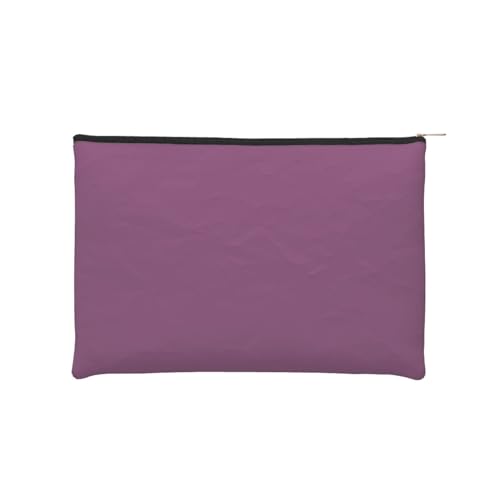 Wiederverwendbare Kosmetiktasche aus Papier, Wasserabweisende Kosmetiktasche, Make-up-Beutel für Damen, Reise-Organizer/Morning Glory Purple von Peiyeety