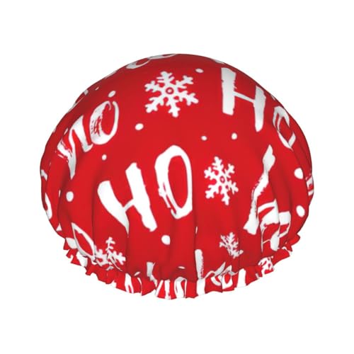 christmas background Print Soft Shower Cap for Women, Reusable Environmental Protection Hair Bath Caps von Peiyeety