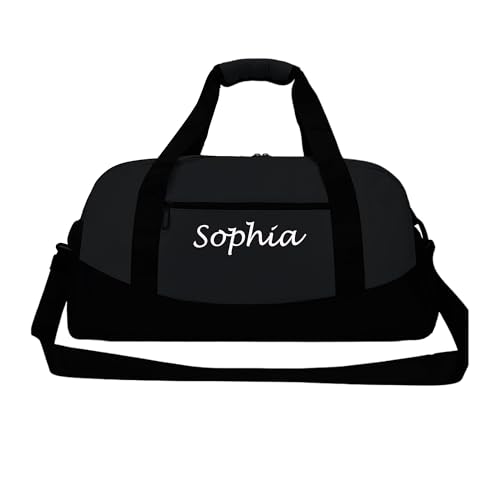 Personalisierte Duffle Bags Personalisierte Sporttasche große Gym Duffle Bag für Männer Frauen Wochenende Overnight Bag Reisetasche mit Schuhfach und Wet Pocket, Sport Gym Bag für die Lagerung von Pekdi