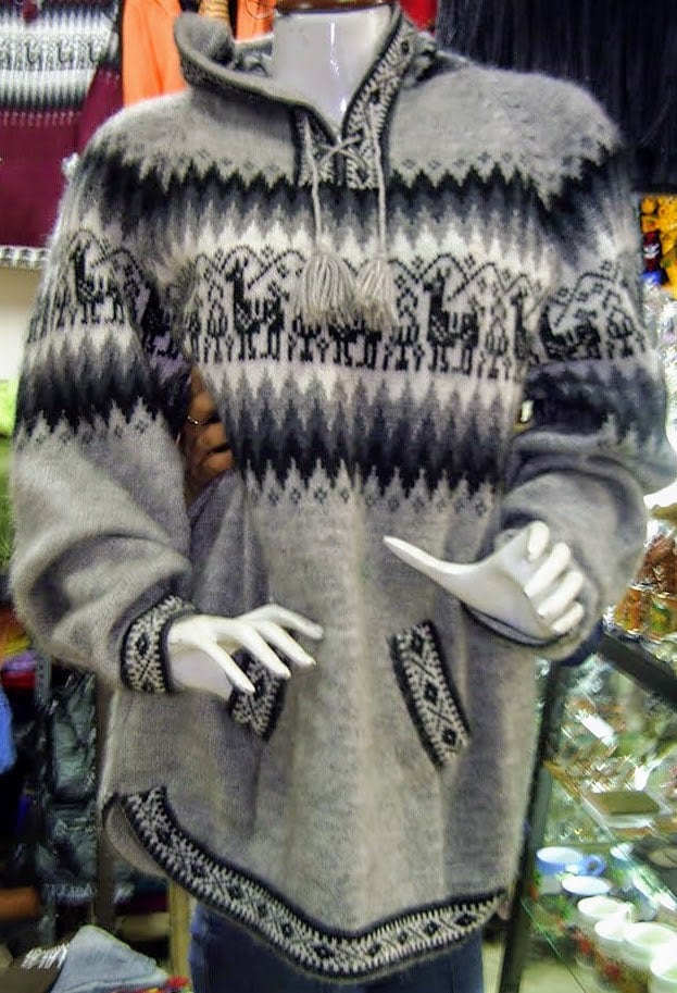 Alpaka-Kapuzenpullover Das Inka-Design, Mit Dem Sie Sich Großartig Fühlen Werden. Handgefertigt in Peru Alpaka-Kapuzenpullover Das Inka-Design, Mit Dem Sie Sich Großartig Fühlen Werden. Handgefertigt in Peru von PekePiki