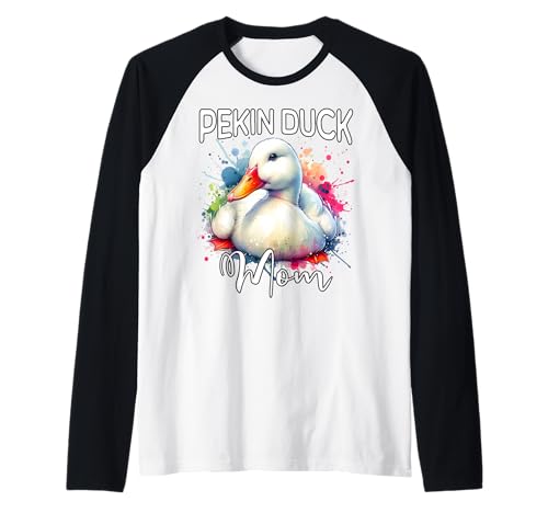 Pekin Duck Mom Pekingente Mama Raglan von Pekingente Mama Für Damen