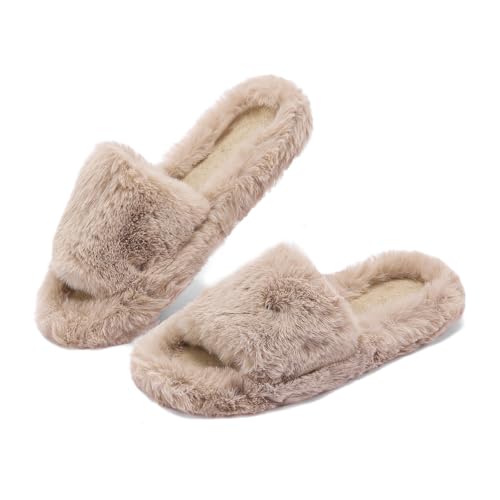 Pelbiuqik Hausschuhe Damen Plüsch Warme, Winter Rutschfeste Bequeme Memory-Foam Pantoffeln, Flauschige Slippers Weiche Pantoletten Winterschuhe Schlappen Damen Pelbiuqik Hausschuhe Damen Plüsch Warme, Winter Rutschfeste Bequeme Memory-Foam Pantoffeln, Flauschige Slippers Weiche Pantoletten Winterschuhe Schlappen Damen von Pelbiuqik