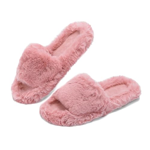 Pelbiuqik Hausschuhe Damen Plüsch Warme, Winter Rutschfeste Bequeme Memory-Foam Pantoffeln, Flauschige Slippers Weiche Pantoletten Winterschuhe Schlappen Damen Pelbiuqik Hausschuhe Damen Plüsch Warme, Winter Rutschfeste Bequeme Memory-Foam Pantoffeln, Flauschige Slippers Weiche Pantoletten Winterschuhe Schlappen Damen von Pelbiuqik