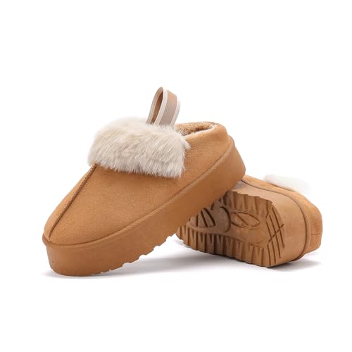 Hausschuhe Damen Plüsch Plateau Pantoffeln, Winterschuhe Boots Damen, Winter Stiefeletten mit Gefüttert Warm Winterstiefel Flach Stiefel, Mode Bequem Schneeschuhe Kurzschaft Winterboots Schuhe Hausschuhe Damen Plüsch Plateau Pantoffeln, Winterschuhe Boots Damen, Winter Stiefeletten mit Gefüttert Warm Winterstiefel Flach Stiefel, Mode Bequem Schneeschuhe Kurzschaft Winterboots Schuhe von Pelbiuqik