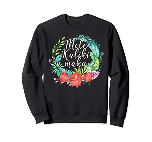 Mele Kalikimaka Tropischer Kranz Hawaiianische Weihnachten Sweatshirt von PelicanWild Hawaiianische Geschenke