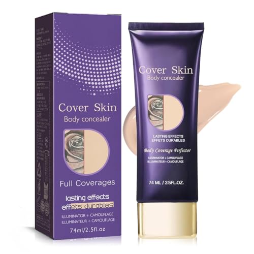 All Over Complexion Perfector,Body Coverage Perfector, Tattoo Cover up Makeup Waterproof, Tattoo Foundation Cover Up,Body Perfector Skin Coverage,Transfer-Resistant & Long Last (1 Pcs) von Pelinuar