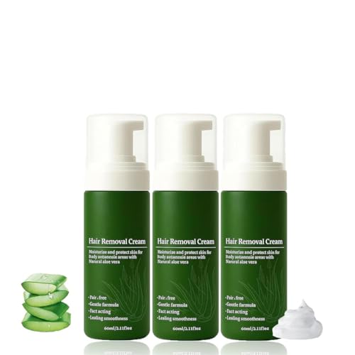 Botane Man Hair Removal Cream with Natural Aloe Vera,Botane Hair Removal Cream,Quick & Gentle No-Shave Hair removal Spray for Face,Body & Intimate Areas | Fast-Acting, Moisturizing, Non-Sticky (3) von Pelinuar