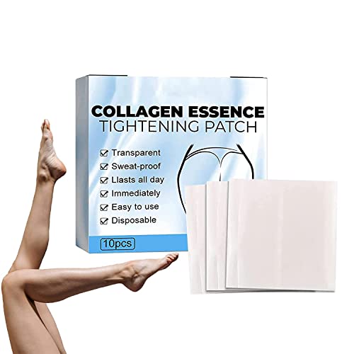 Collagen Essence Tightening Patch, Skinnier Anticellulite & Tightening Thigh Patch, Contouring Shaping Firming Body Patch, Lazy Thigh Shaping Sticker, Instantly Firming Thigh Patch (10 Stück) von Pelinuar