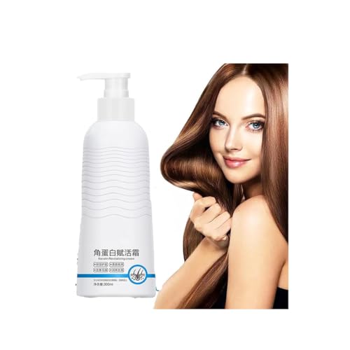 Consolidateh Keratin Revitalizing Cream Conditioner,Hair Smoothing Moisture Deep Conditioner,Keratin Boost Awakening Hair,Strengthening Smoothing Leave-In Conditioners for Women (1 Pcs) von Pelinuar