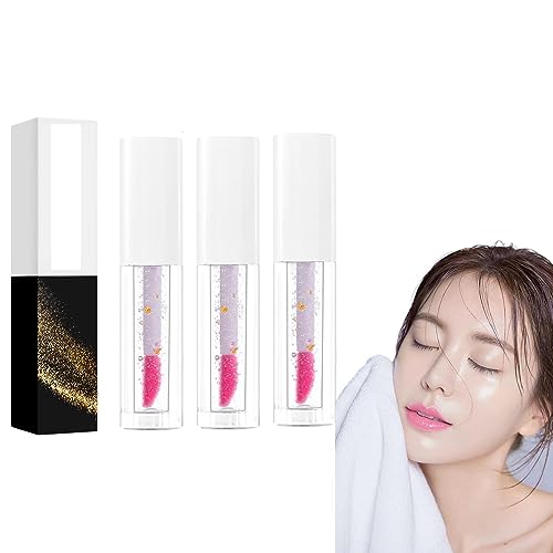 Cosmetics Color Changing Lip Oil,Hydrating Lip Glow Oil Moisturizing Lip Glow Oil Gloss Transparent,Transparent Lip Gloss,Non Sticky Lip Gloss Long Lasting,Lipstick To Make Your Lips Look (3 Pcs) von Pelinuar