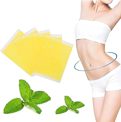 Fujimint Patch,Belly Tighten Stickers, Natural Herbal Abdomen Waist Japanese Mint Patches,Herbal Waist Trim Japanese Mint Patch,Waist Burning Stickers,Herbal Patch for Cellulite (10 Pcs) von Pelinuar