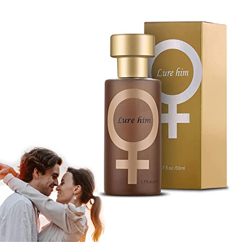 Golden Lure Pheromone Parfüm, Lure Her Parfüm, Romantisches Pheromon Glitzer Parfüm, Pheromon Parfüm Spray für Frauen, um Männer anzuziehen, langanhaltendes Pheromon-Parfüm (für Frauen) von Pelinuar