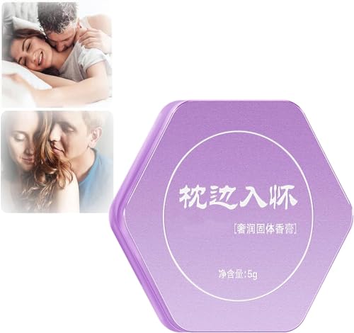 Luxurious and Moisturizing Solid Perfume,Solid Natural Perfume Balm,Pheromone Sliding Lid Solid Balm Perfume,Fragrance Long Lasting Pocket Light Balm,Pheromone Perfume For Women Attract Men (Type B) von Pelinuar