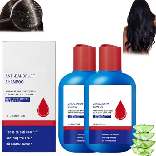 Nipori Shampoo,Oil Control Refreshing Anti-Dandruff Cleansing Shampoo,Anti-Dandruff Shampoos,Hair Care Shampoos,Anti Hair Loss for Men and Women (2 Pcs) von Pelinuar