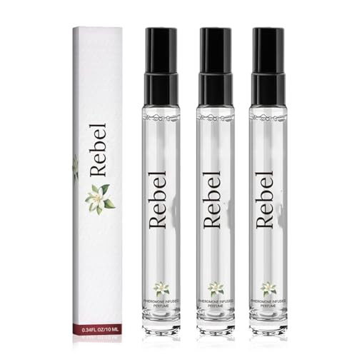 Rebel Pheromone Cologne for Men,2024 New Rebel by Alloura for Men,Alloura Pheromone Perfume,Rebel Alloura Pheromone Cologne for Men,Men's Long Lasting Pheromone Fragrance (3 Pcs) von Pelinuar