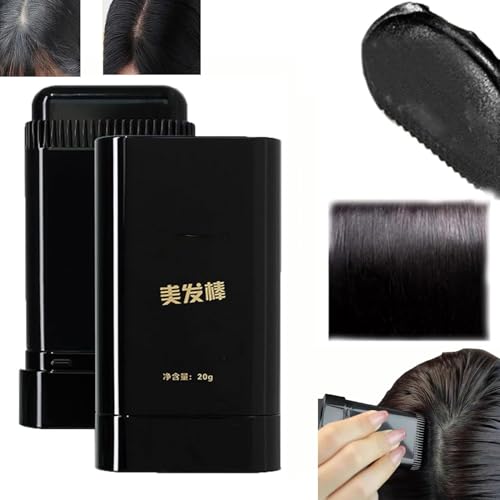 Safe and Convenient Comb Hair Dye,Waterproof and Sweat-Proof Hair Dye Comb,Hair Concealer Combing Hair,Portable Hair Colouring Comb for Women and Men Gray Hair Coverage (Black, 1Pcs) von Pelinuar