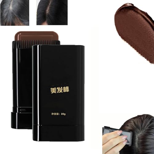 Safe and Convenient Comb Hair Dye,Waterproof and Sweat-Proof Hair Dye Comb,Hair Concealer Combing Hair,Portable Hair Colouring Comb for Women and Men Gray Hair Coverage (Coffee, 1Pcs) von Pelinuar