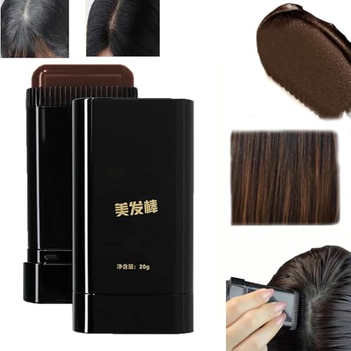Safe and Convenient Comb Hair Dye,Waterproof and Sweat-Proof Hair Dye Comb,Hair Concealer Combing Hair,Portable Hair Colouring Comb for Women and Men Gray Hair Coverage (Dark Brown, 1Pcs) von Pelinuar